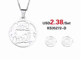 Wholesale Fashionable Mother's Day Gift Stainless Steel Jewelry Sets