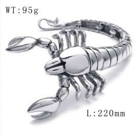 Scorpion Animal Polished Hook Novelty Bracelet